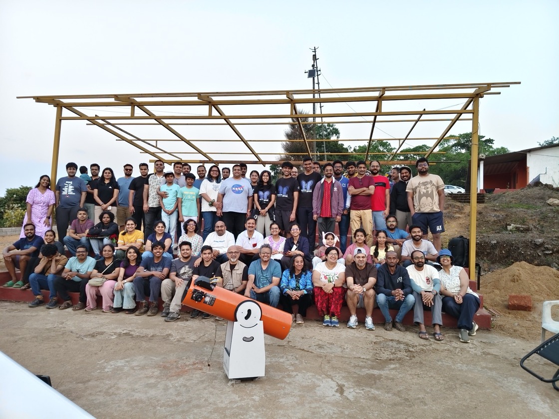 Group photo from the February 2026 Star Party