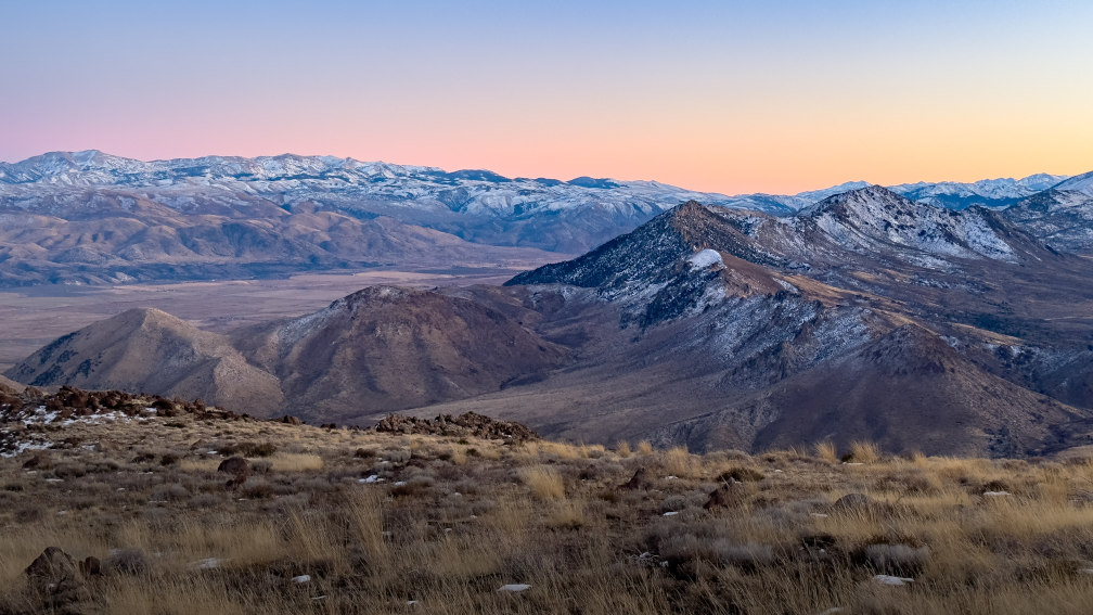 Sierra peaks from Monitor Pass road